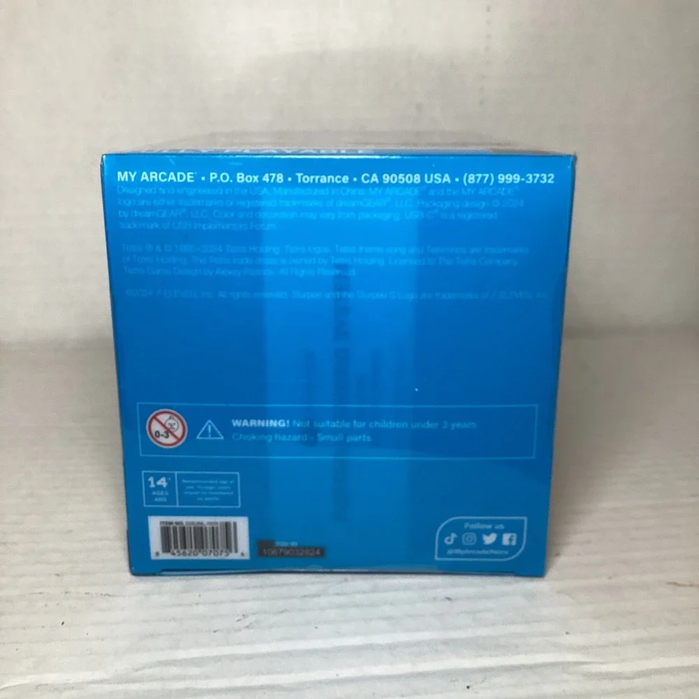 My Arcade Slurpee Tetris Portable Gaming System Handheld DGUNL-7075 New